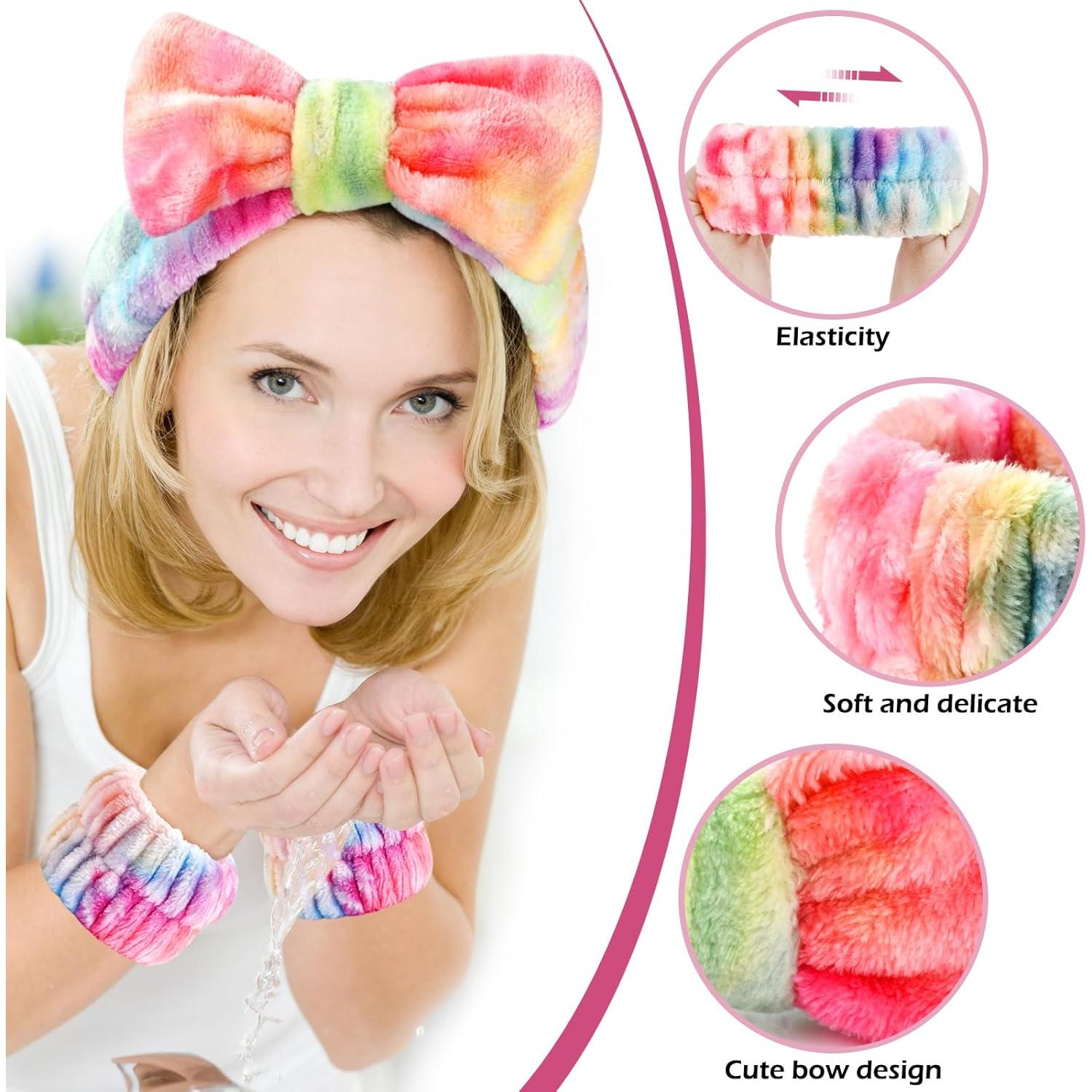 Juego de Diadema y Muñequera Xioldiz - 3 Piezas Microfibra