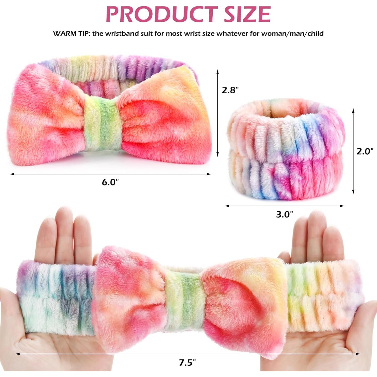 Juego de Diadema y Muñequera Xioldiz - 3 Piezas Microfibra