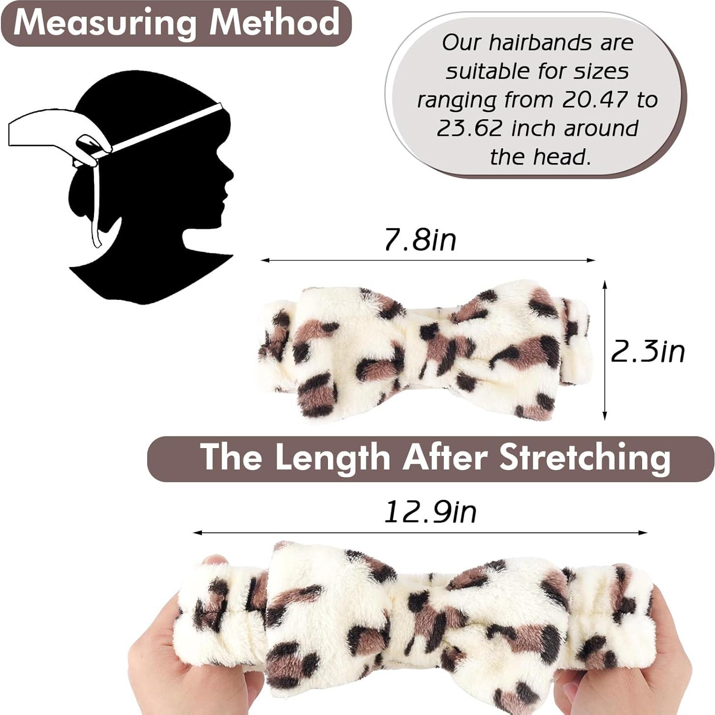 Conjunto de Banda de Spa y Muñequera Zkptops Leopardo Beige