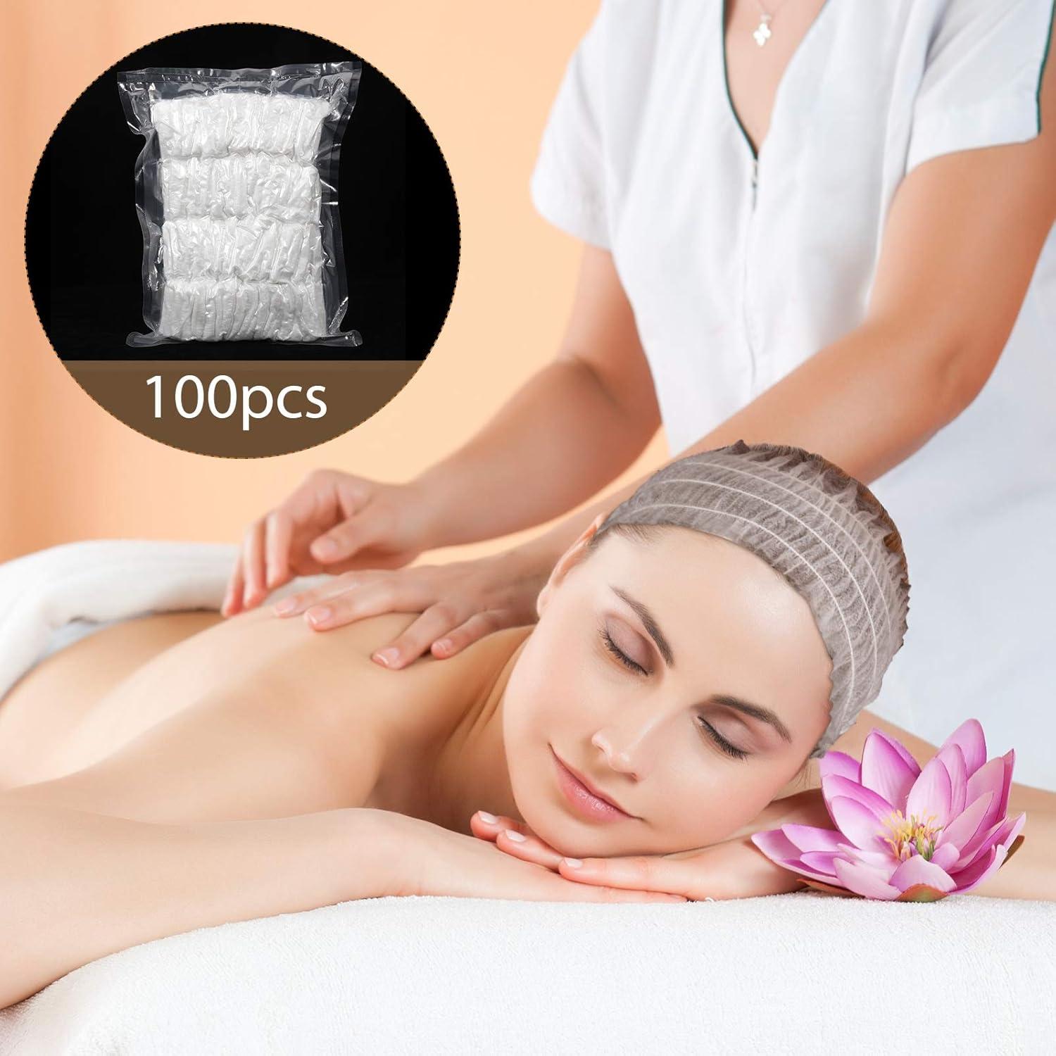 Diademas Desechables para Spa Chuangdi 100 Piezas Blancas