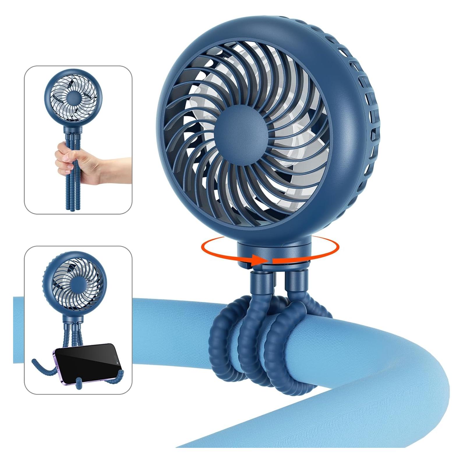 Ventilador de Mano HandFan HF382 Batería 4000mAh 4 Velocidades