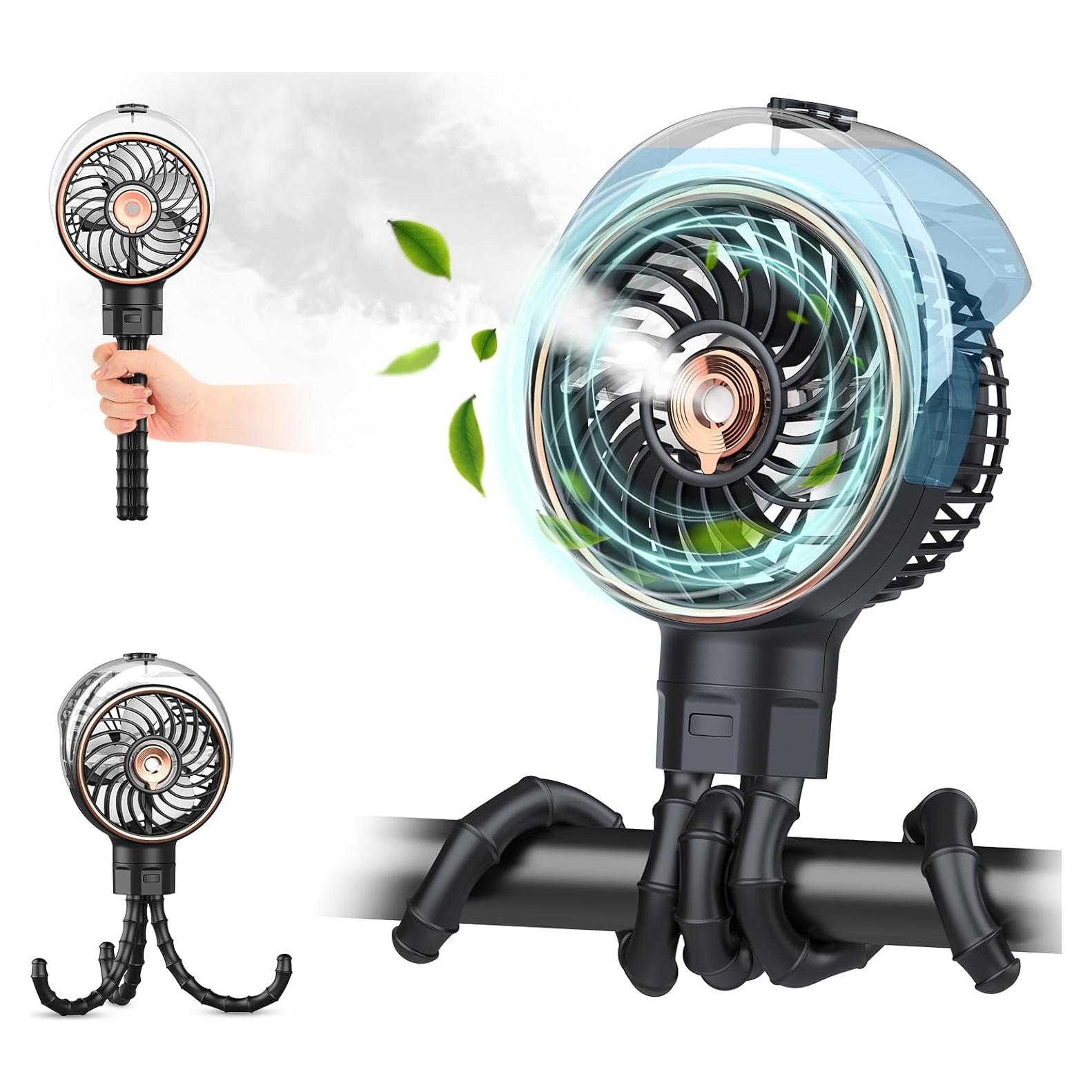 Ventilador Portátil Ausic con Nebulización 100ml para Bebé