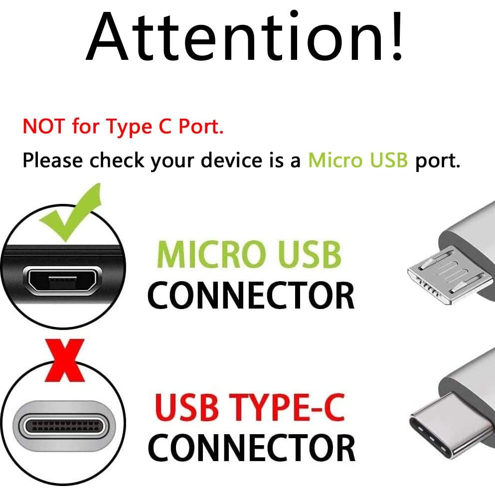 Cable de Carga USB 2.0 para Ventilador de Cochecito 1.5m