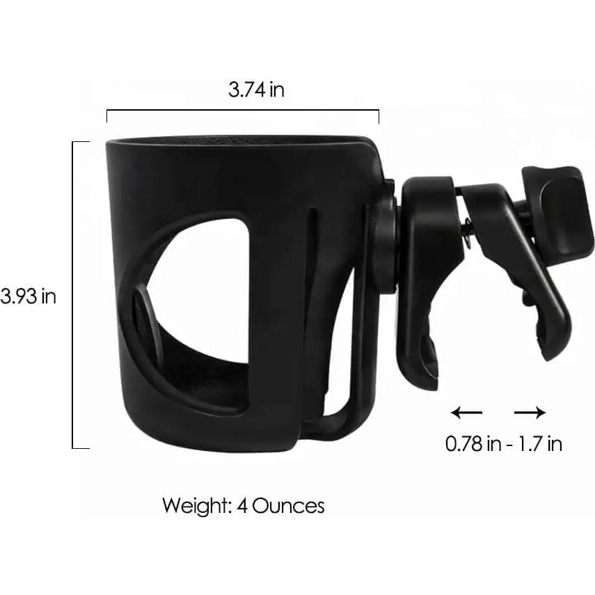 Soporte para Tazas Mompush Sea n Sip - Negro, 360° Rotación