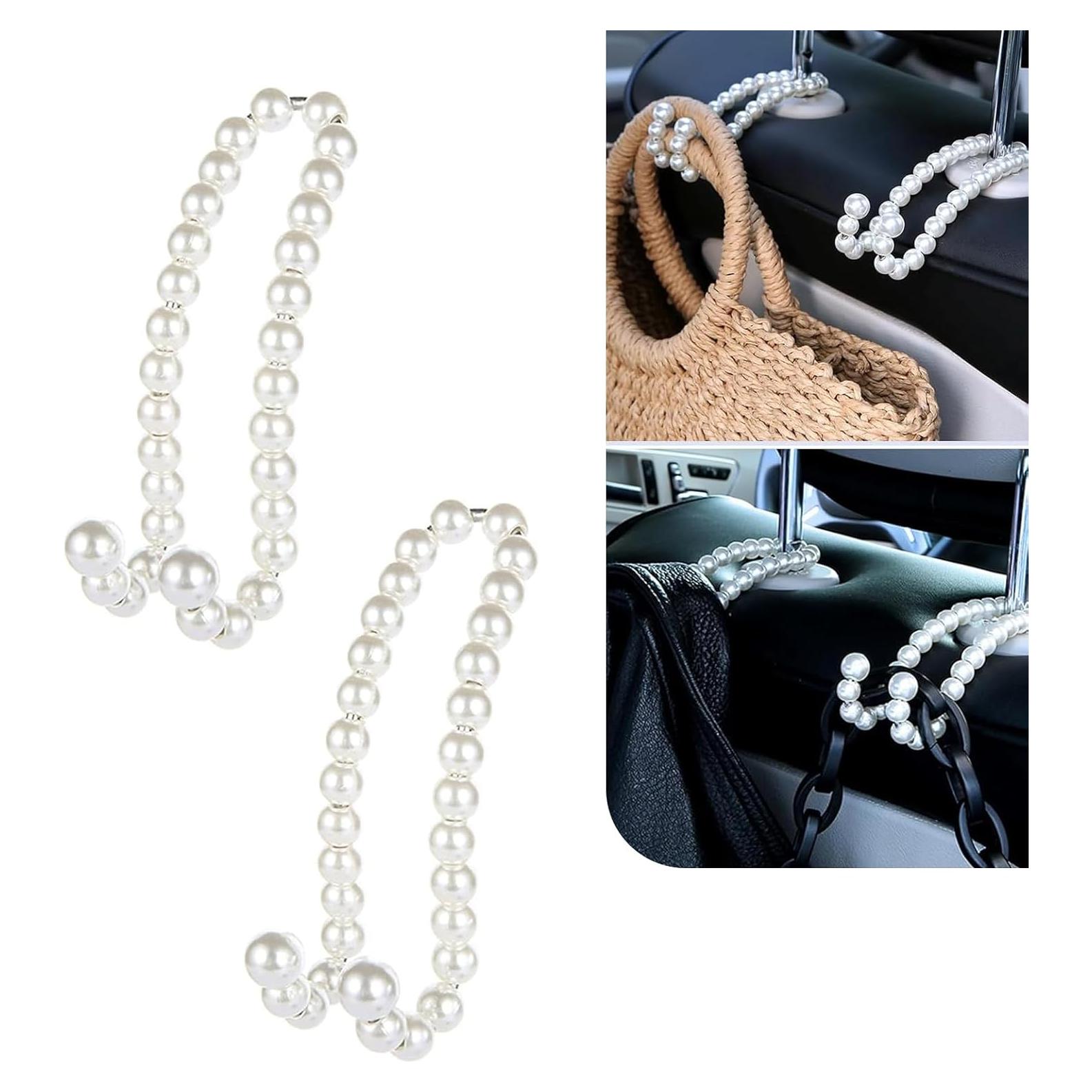 Ganchos organizadores para reposacabezas Downhill 2 PCS - Blanco