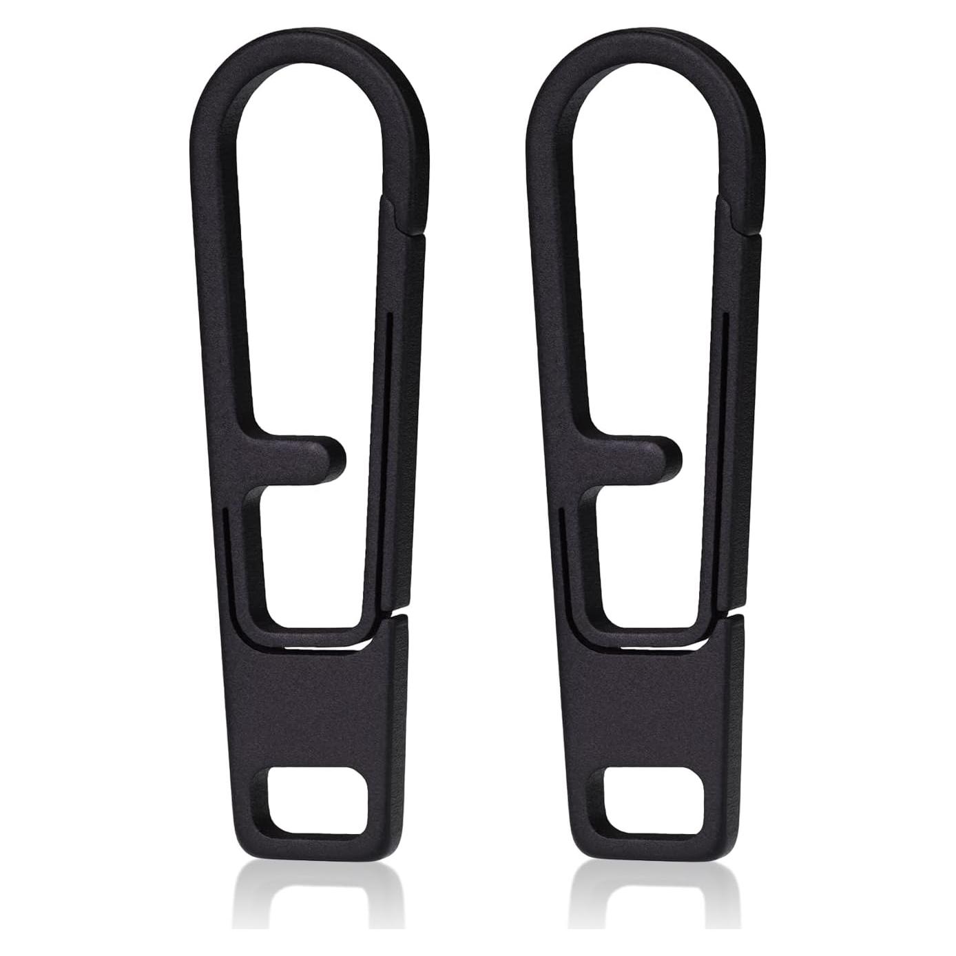 Juego de 2 Tiradores de Cremallera de Titanio Fortedgear - Negro