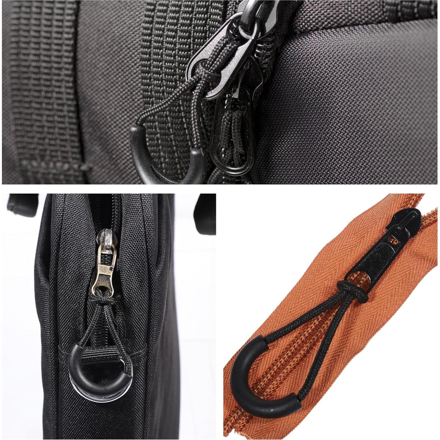 12 Tiradores de Cremallera de Nylon Alrhso en Forma de U