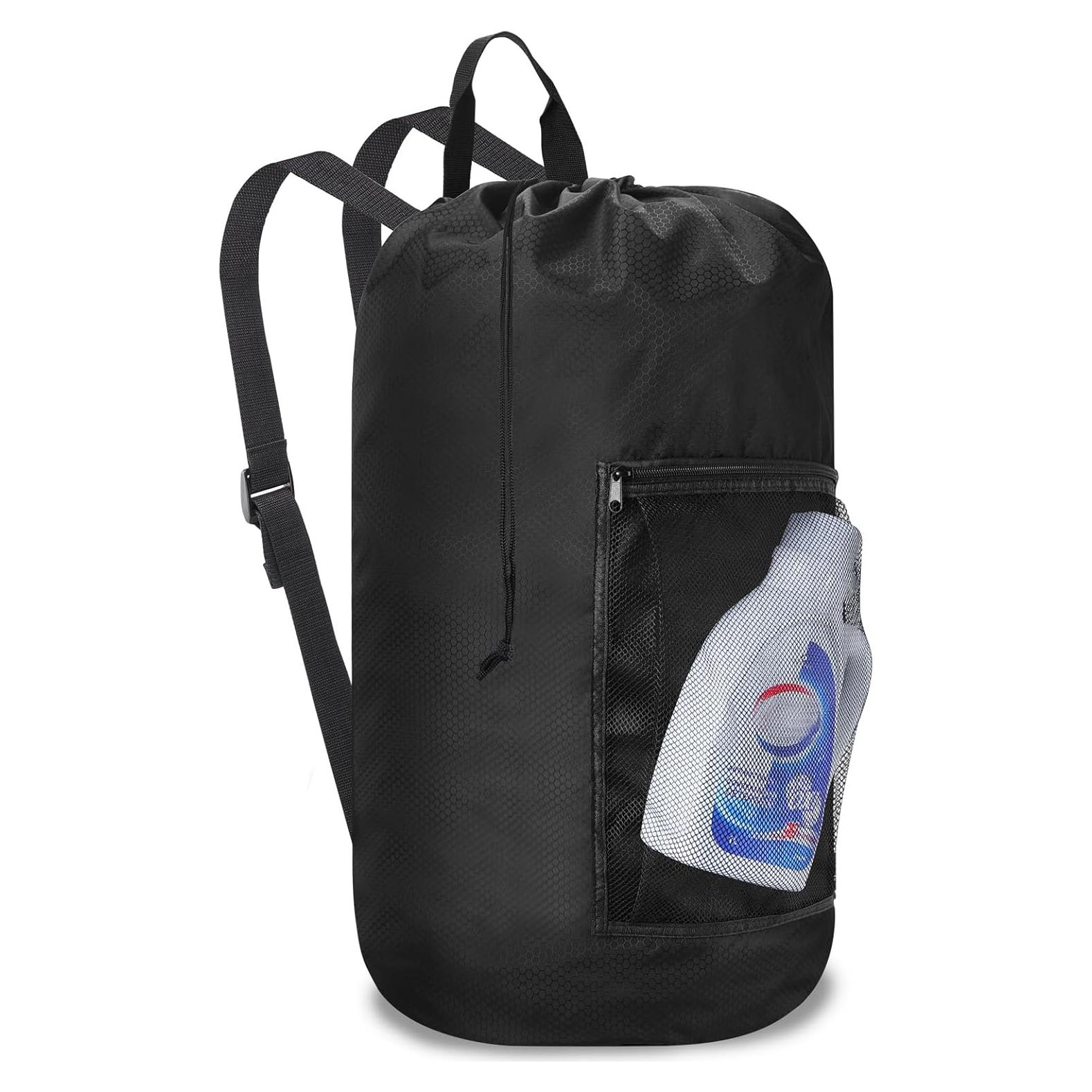 Mochila de Lavandería Femuar Negra 74 cm Resistente a Desgarros