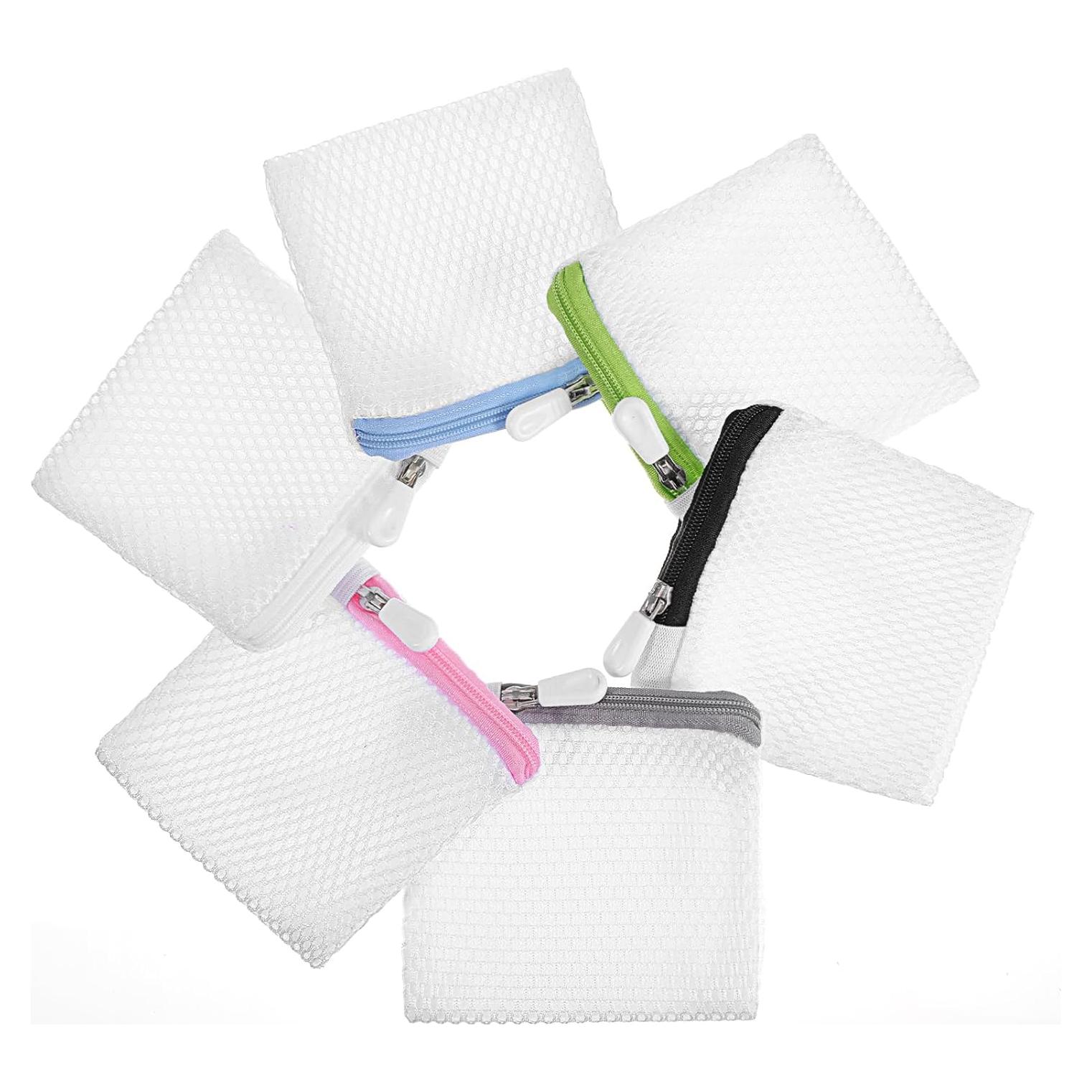 6 Bolsas de Malla para Lavandería QfwdfcTrenz 11x10 cm