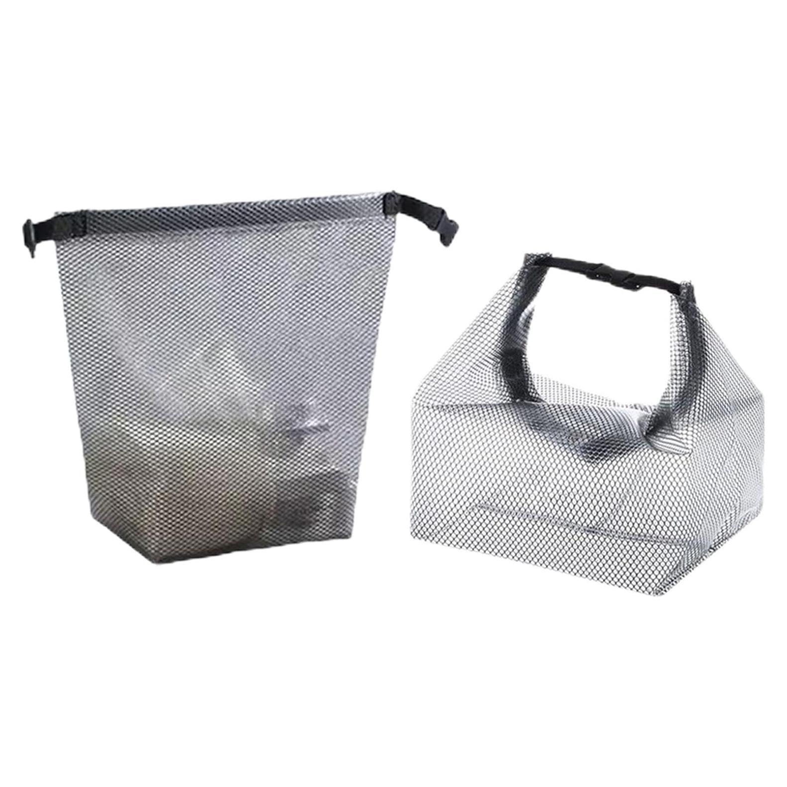 Bolsa de Almacenamiento Cosmético Portátil fxqtomio Gris 18x16x24cm