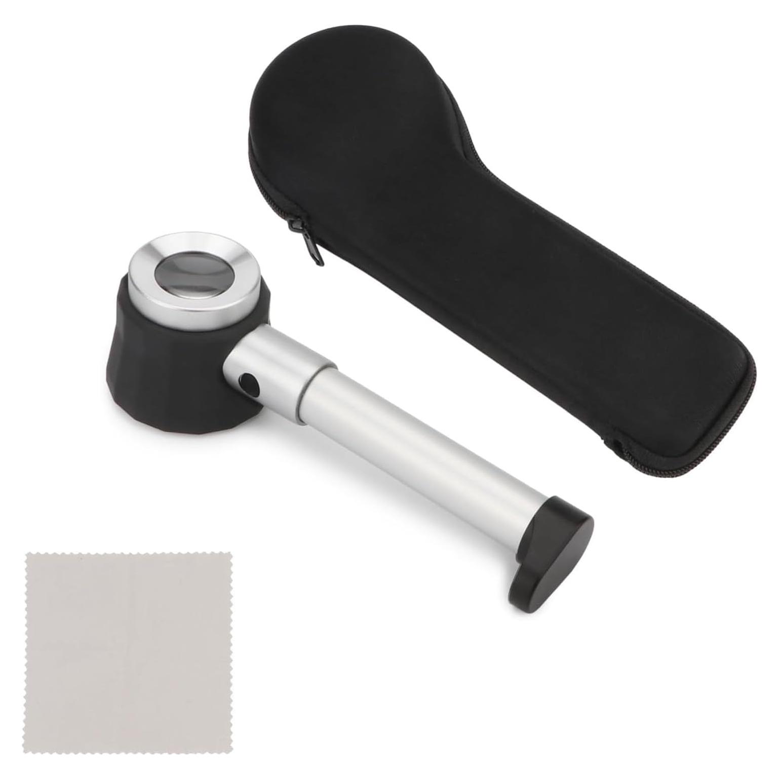 Lupa de Joyero Rongon 10X con Luz LED y Escala 25mm