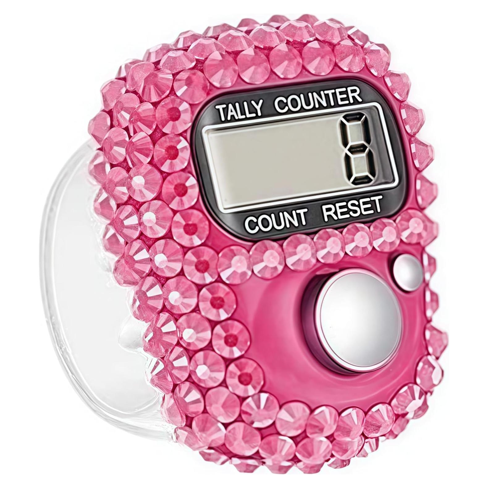 Contador Electrónico de Dedo Rosa Czhotg 1 Portátil