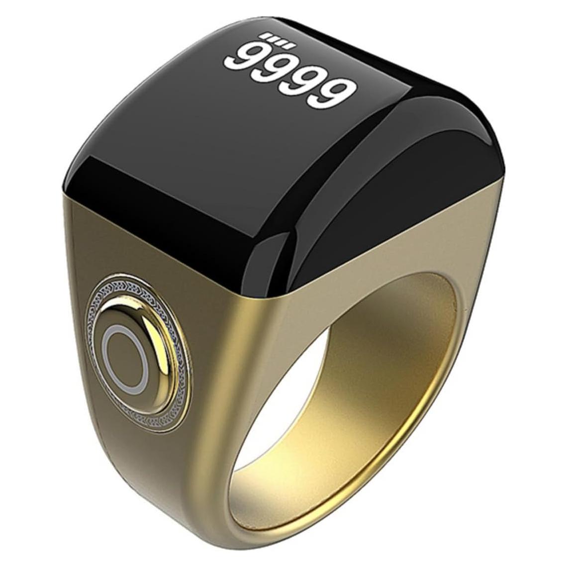 Contador Digital de Oraciones Tasbih Inteligente - Anillo Oro