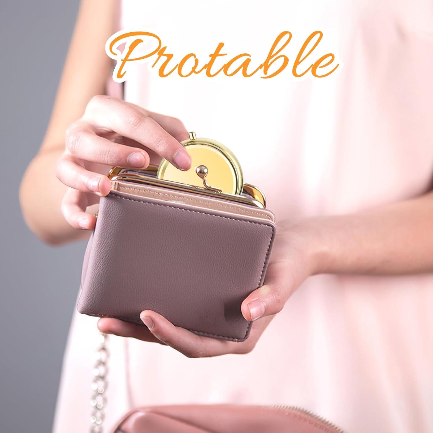 Caja de Pastillas Organizador de Medicina WLLHYF Oro 7x6 cm