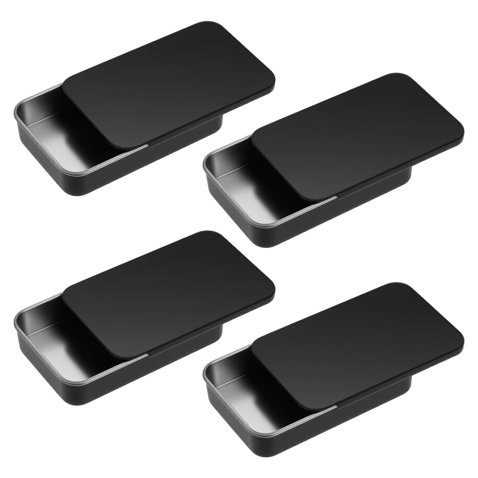 Estuche Portátil Hilo Dental Hpmjz 4 Piezas Negro 8x5x1.6cm