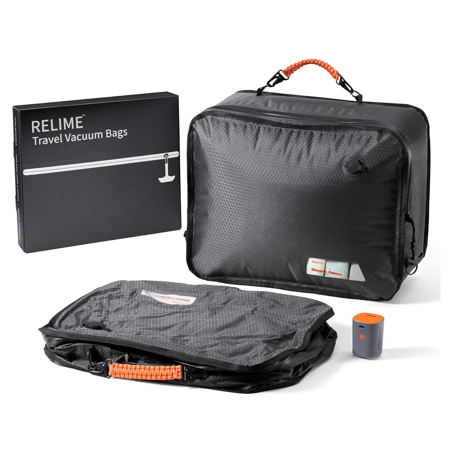 Bolsas de Vacío Relime Medianas para Equipaje con Bomba