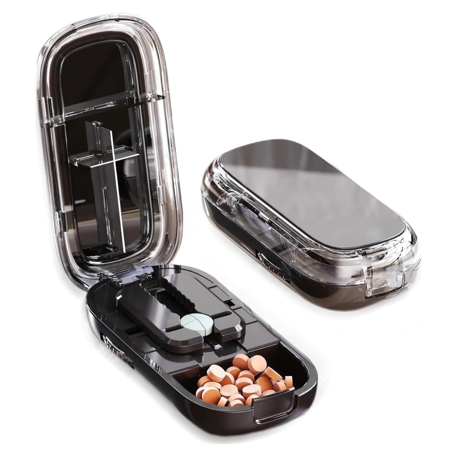 Cortador de Pastillas Echu Portátil con Cuchilla de Acero Inoxidable