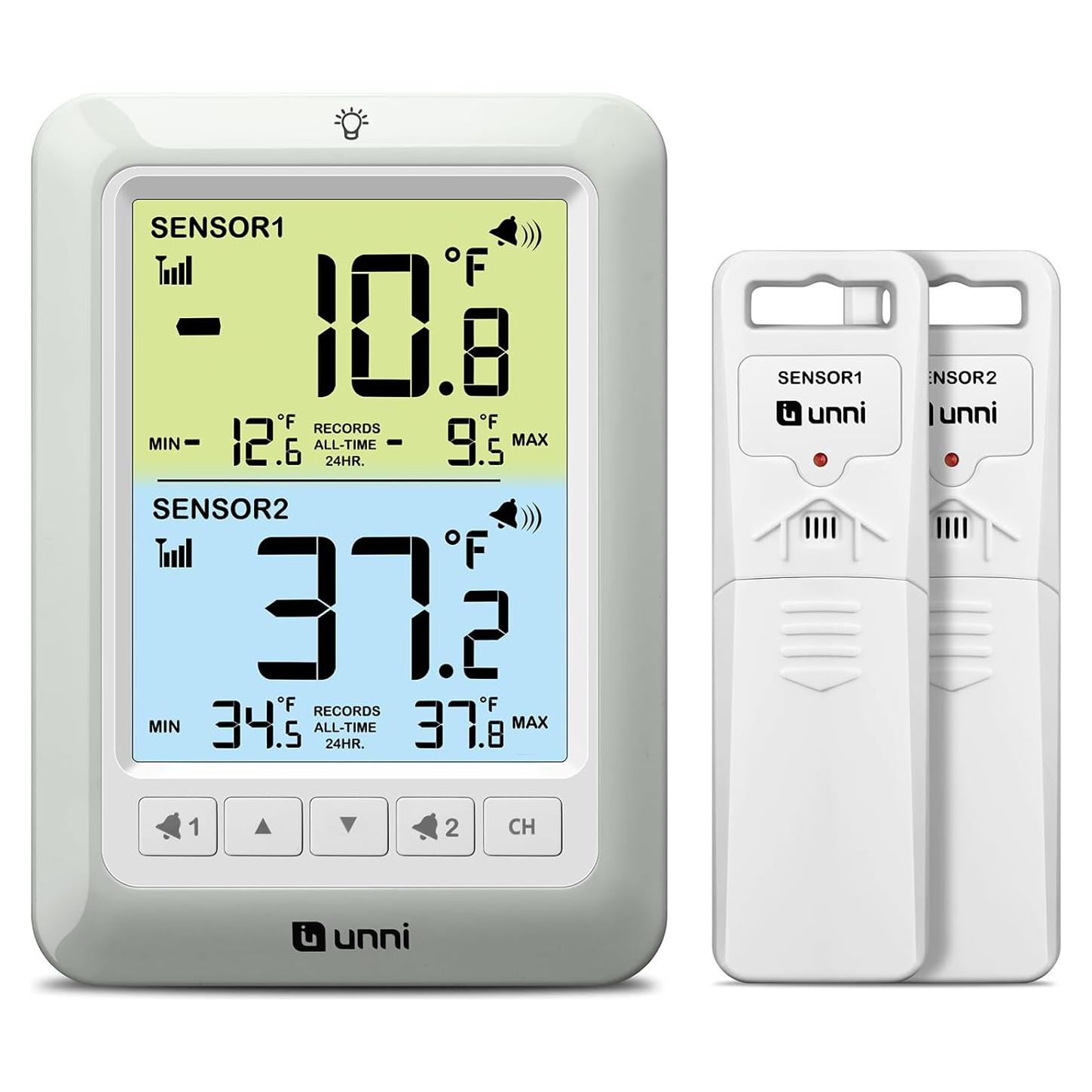 Termómetro Digital Inalámbrico U UNNI para Refrigerador y Congelador