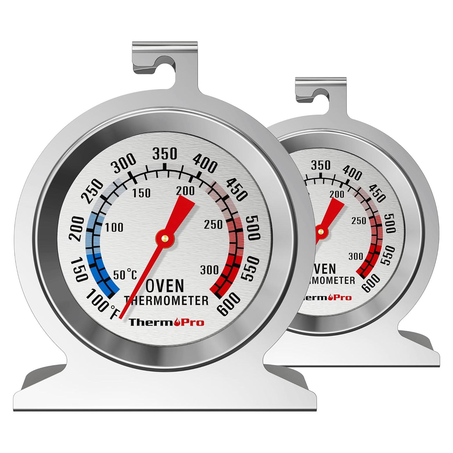 Termómetro de horno ThermoPro 2-Pack acero inoxidable 50-300°C