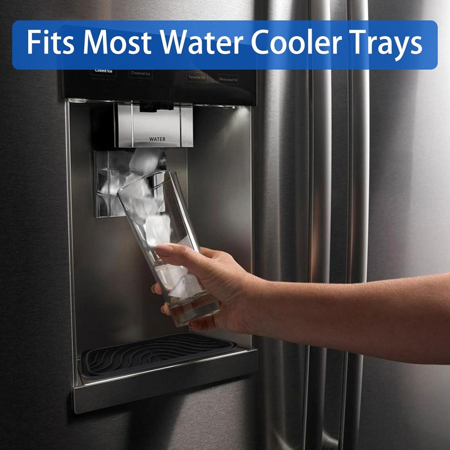 Bandejas de Goteo de Silicona ZHMEINA 2 Pcs 21x8cm Negro