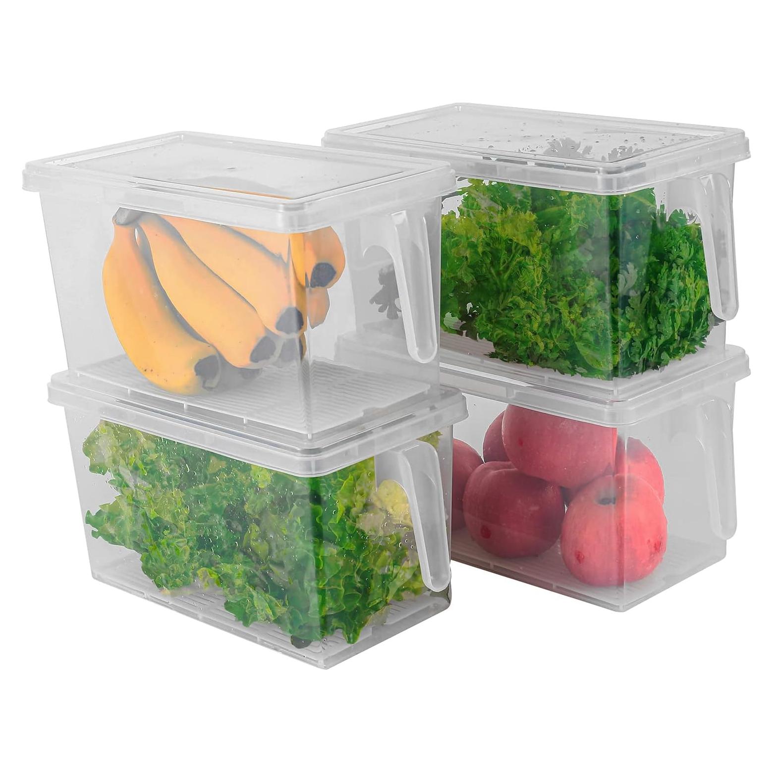 Contenedores Apilables Sooyee 5L con Bandeja Drenaje - 4 Unidades