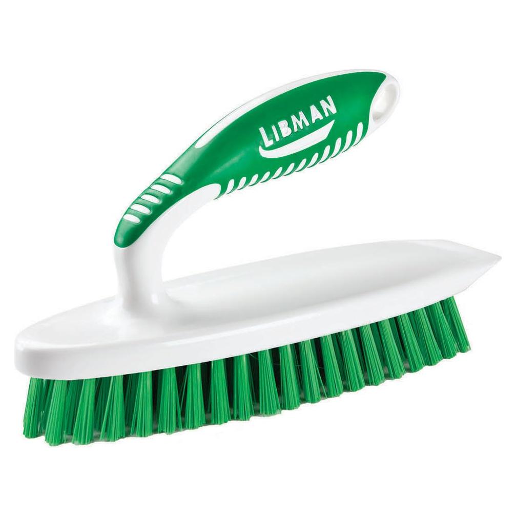 Cepillo de Fregar Libman Easy Grip con Raspador 20.3 cm
