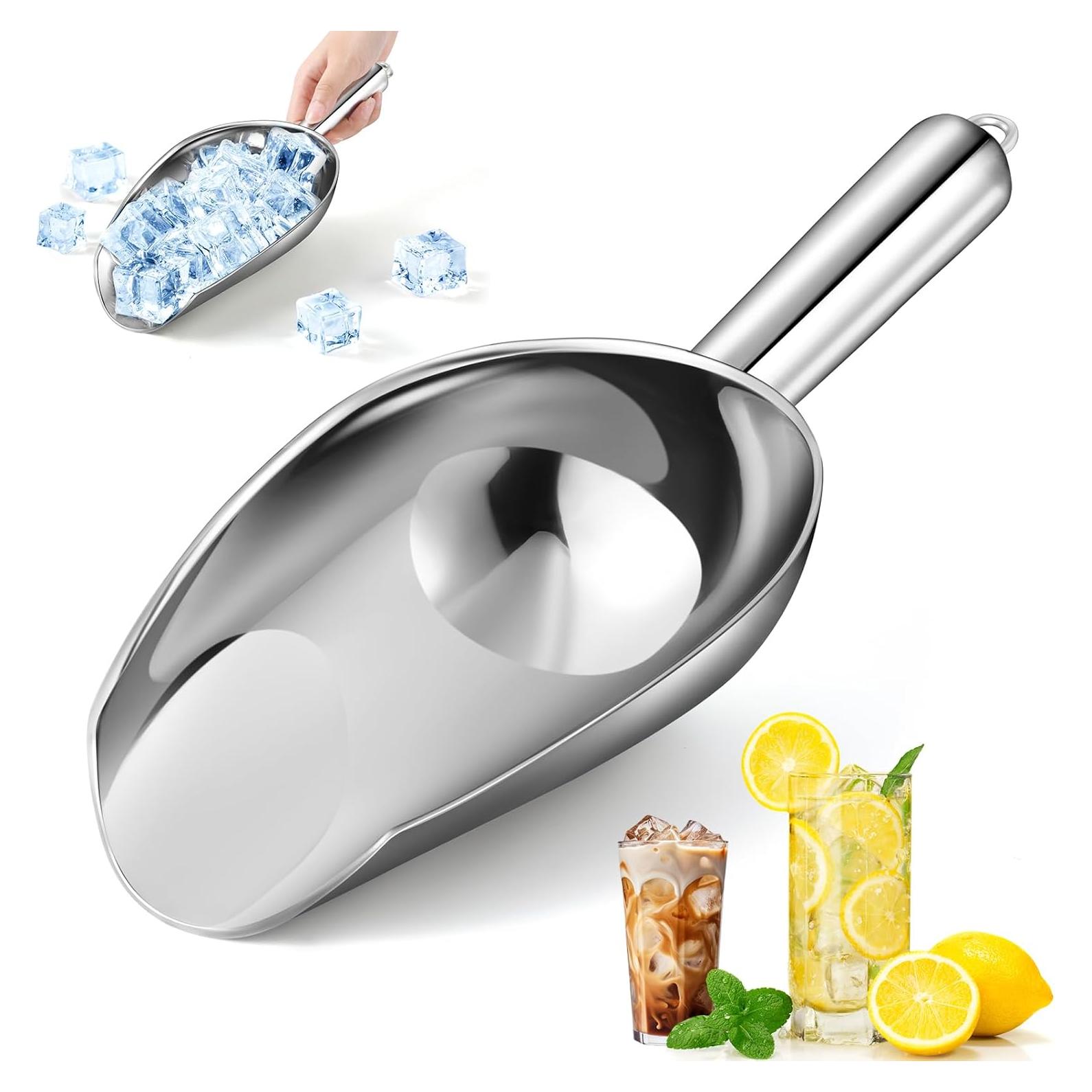 Cucharón de Acero Inoxidable OLESBUR 12oz Apto Lavavajillas