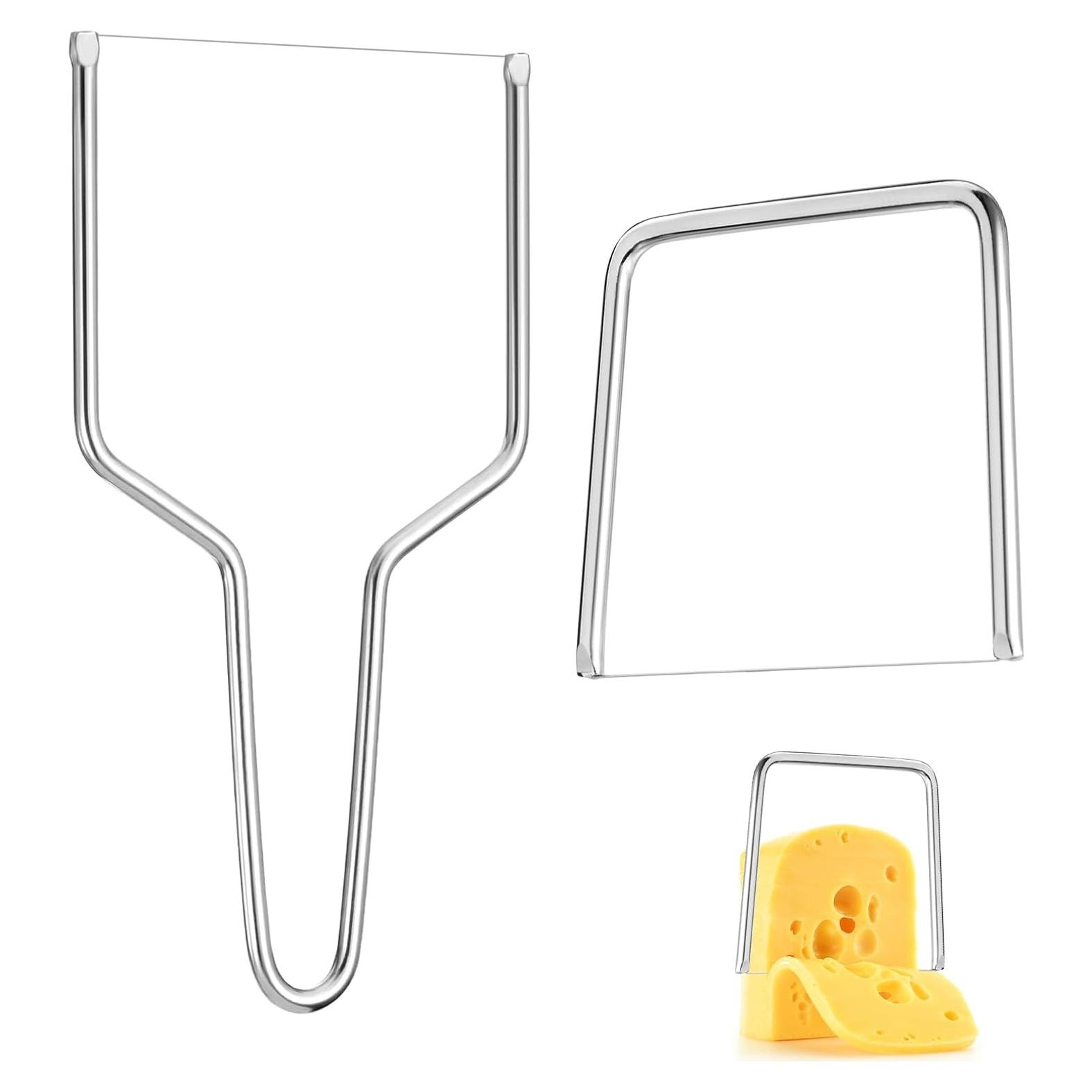 Cortadores de Queso FdcZeyxior Acero Inoxidable 2 Piezas