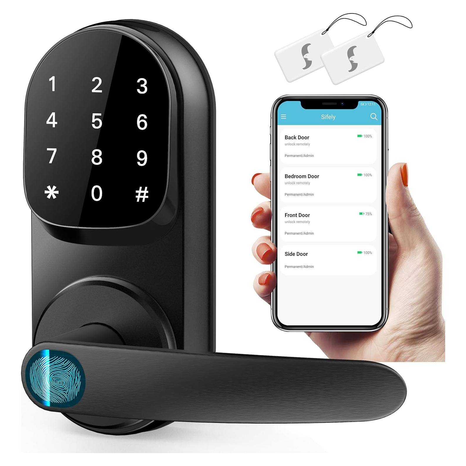 Cerradura Inteligente Sifely X - Huella Dactilar y Teclado