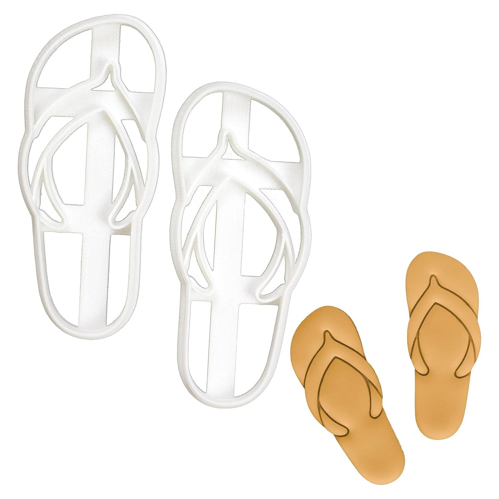 Cortador de Galletas Chanclas de Playa Bakerlogy 4.2x9.5cm