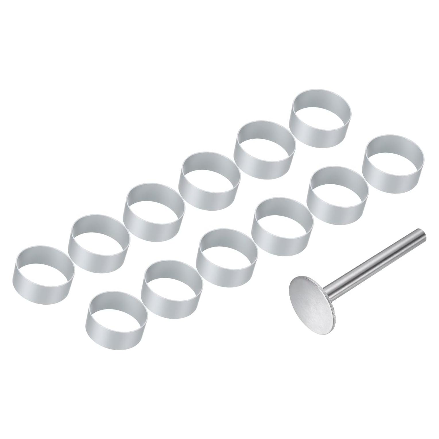 Set de 13 Cortadores de Galletas uxcell de Aluminio Antiadherente