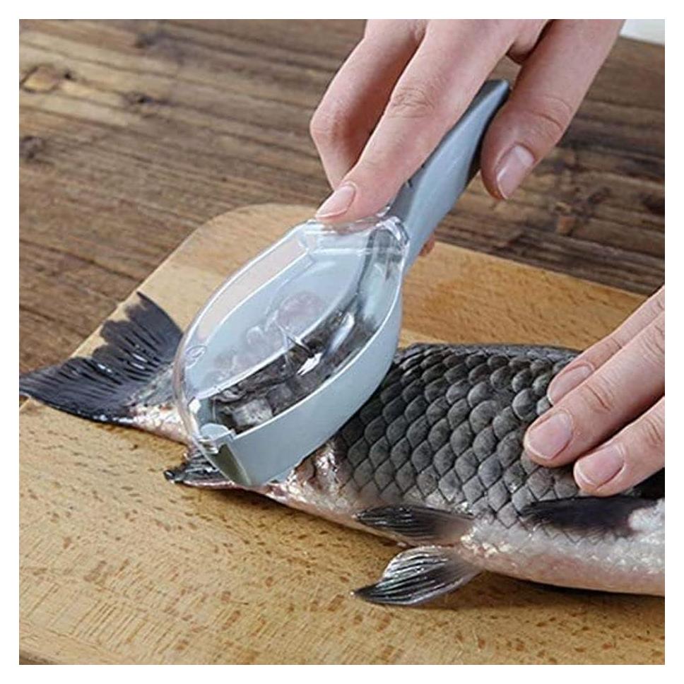 Raspador de Escamas de Pescado Genérico Acero Inoxidable 15.98 cm