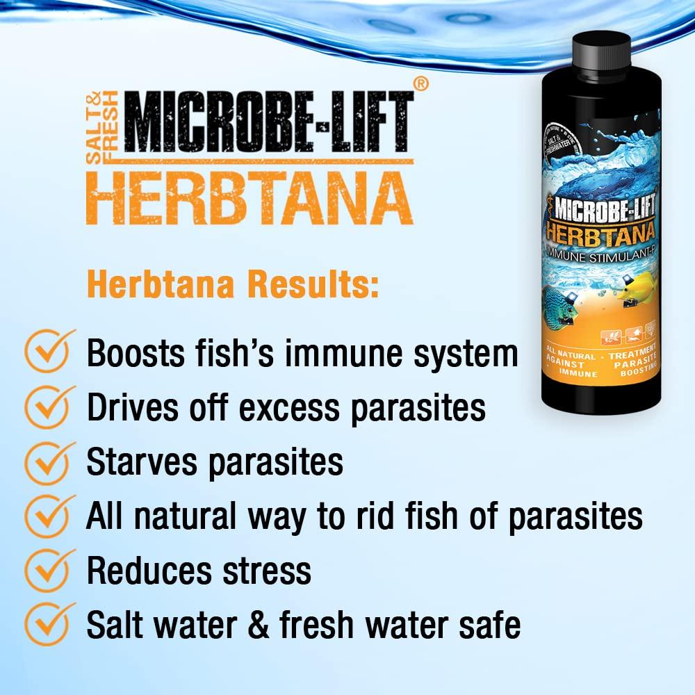 MICROBE-LIFT Herbtana 450ml - Tratamiento Parásitos Peces