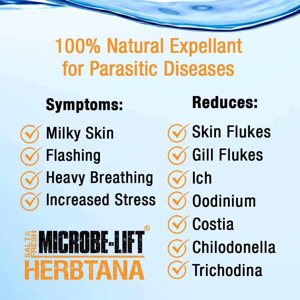 MICROBE-LIFT Herbtana 450ml - Tratamiento Parásitos Peces
