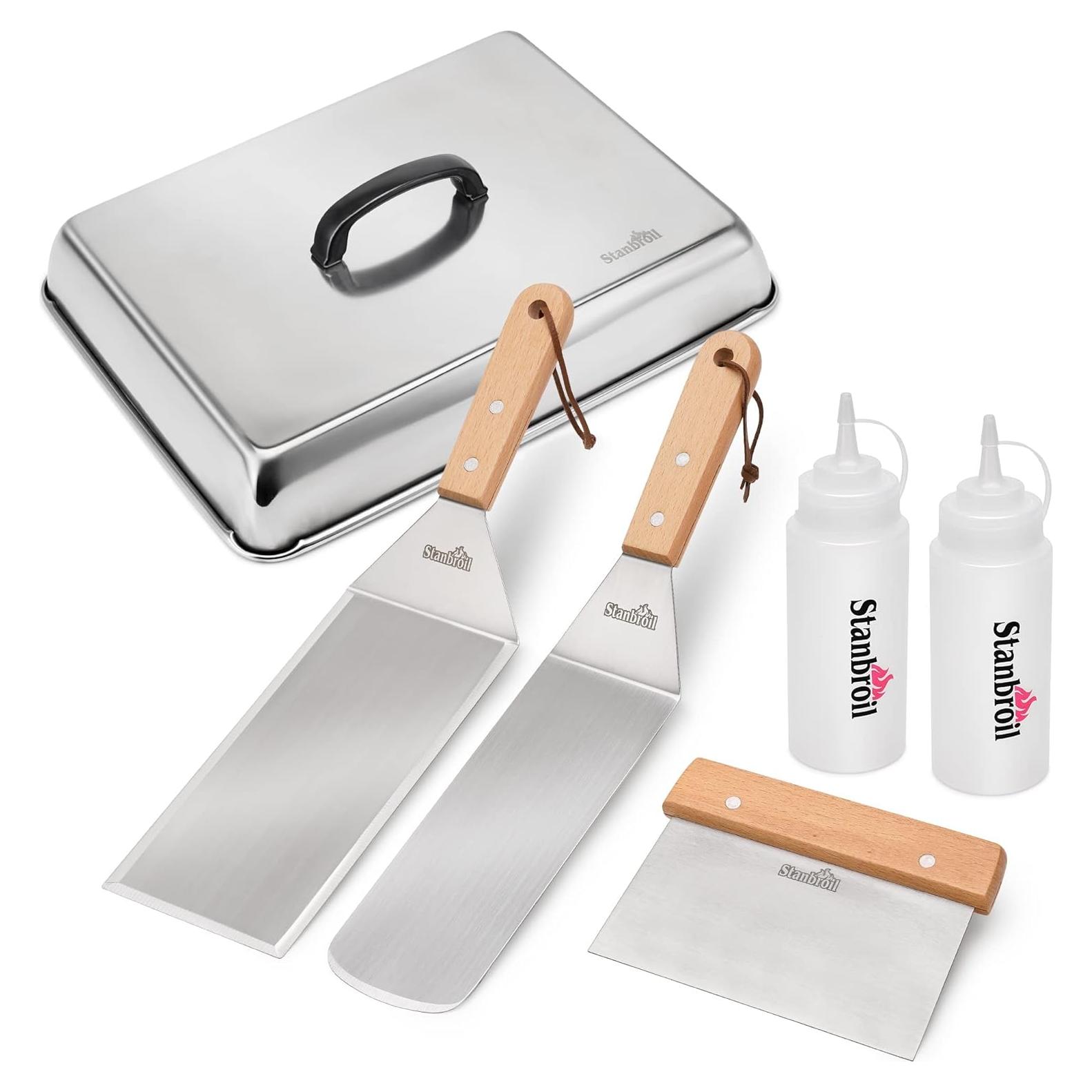 Set de Accesorios para BBQ Stanbroil - 6 Piezas Acero Inoxidable