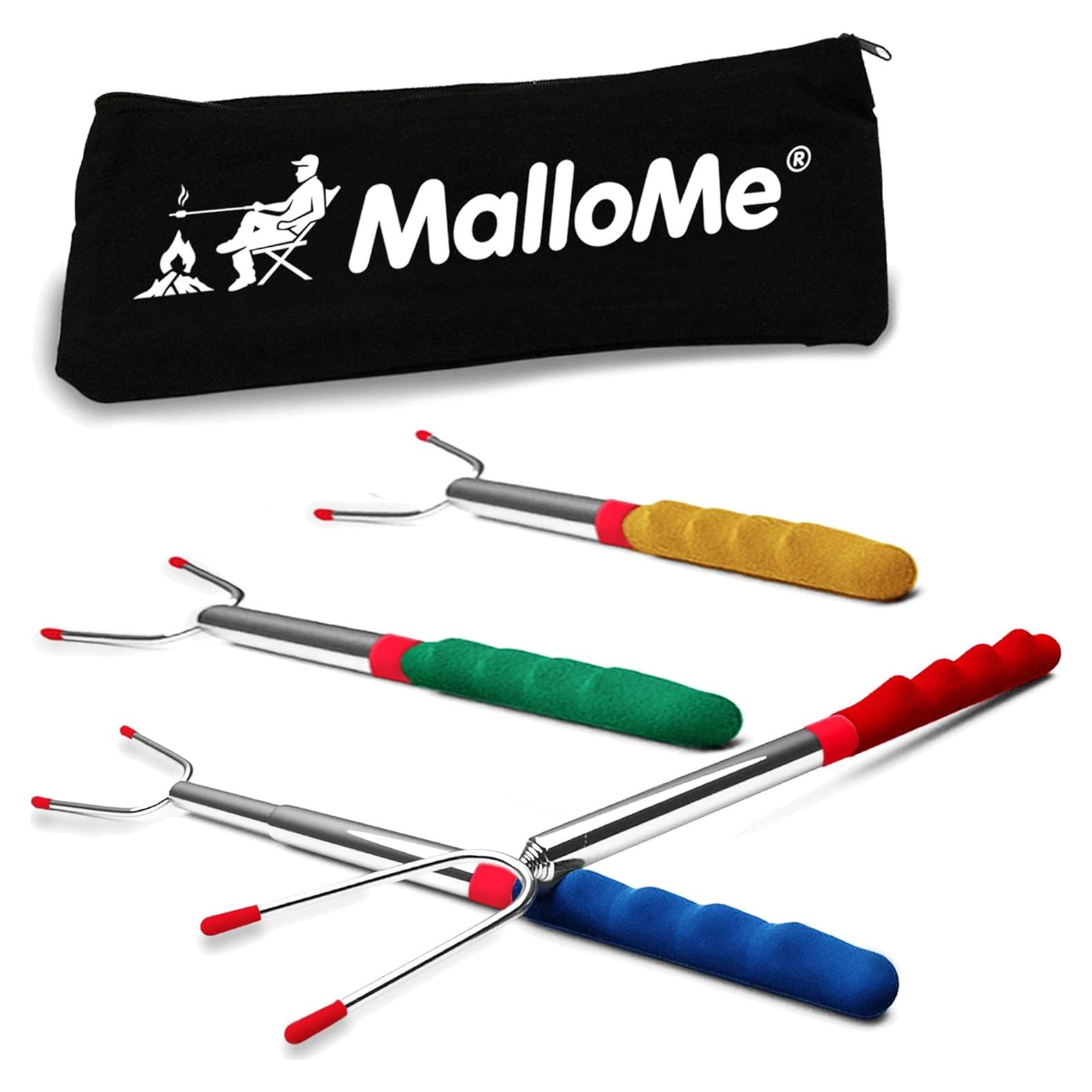 Palos para Asar Malvaviscos MalloMe 45" XL - Juego de 4