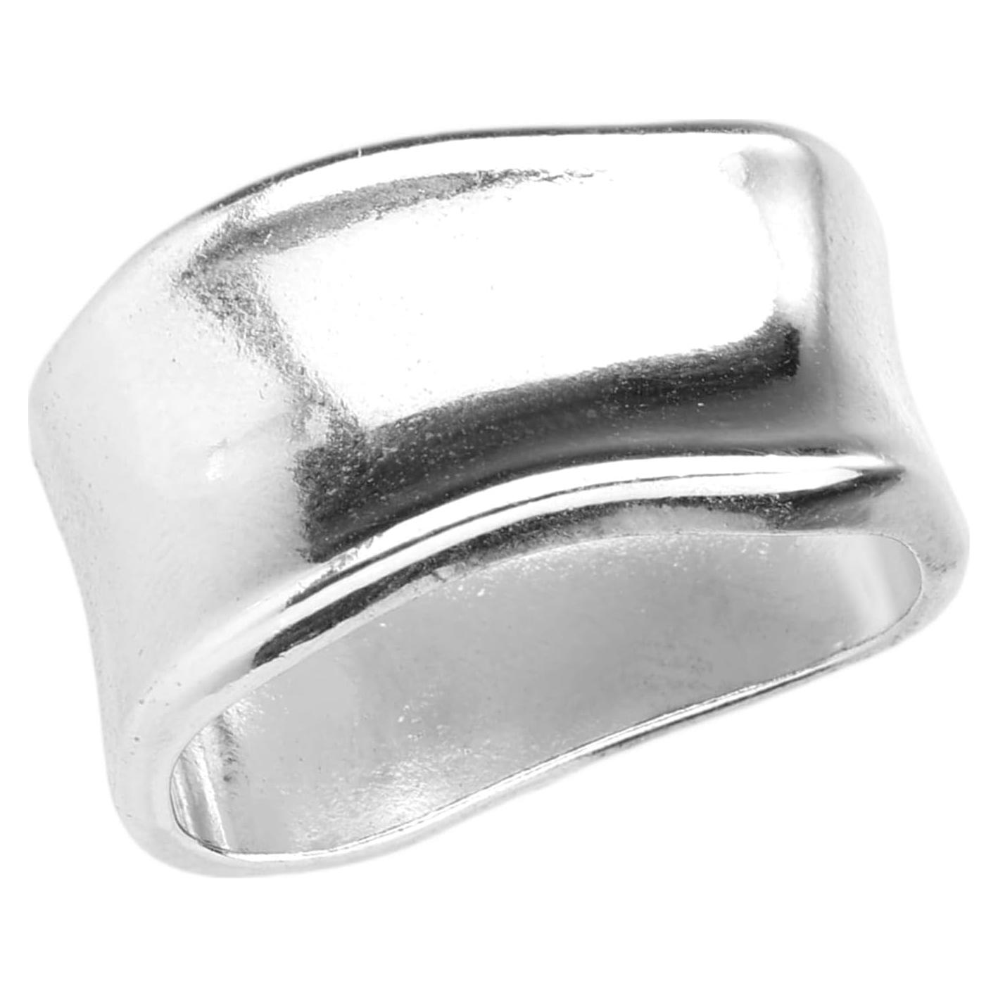 Anillo de Bufanda Plateado Mikovivi 2.5x1.4cm Accesorios Mujer