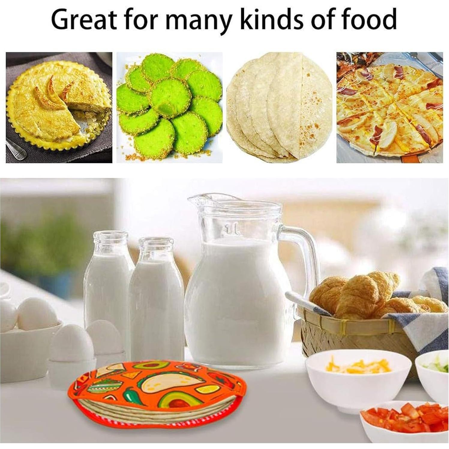 Bolsa Calentadora de Tortillas Haofy 30 cm para Microondas