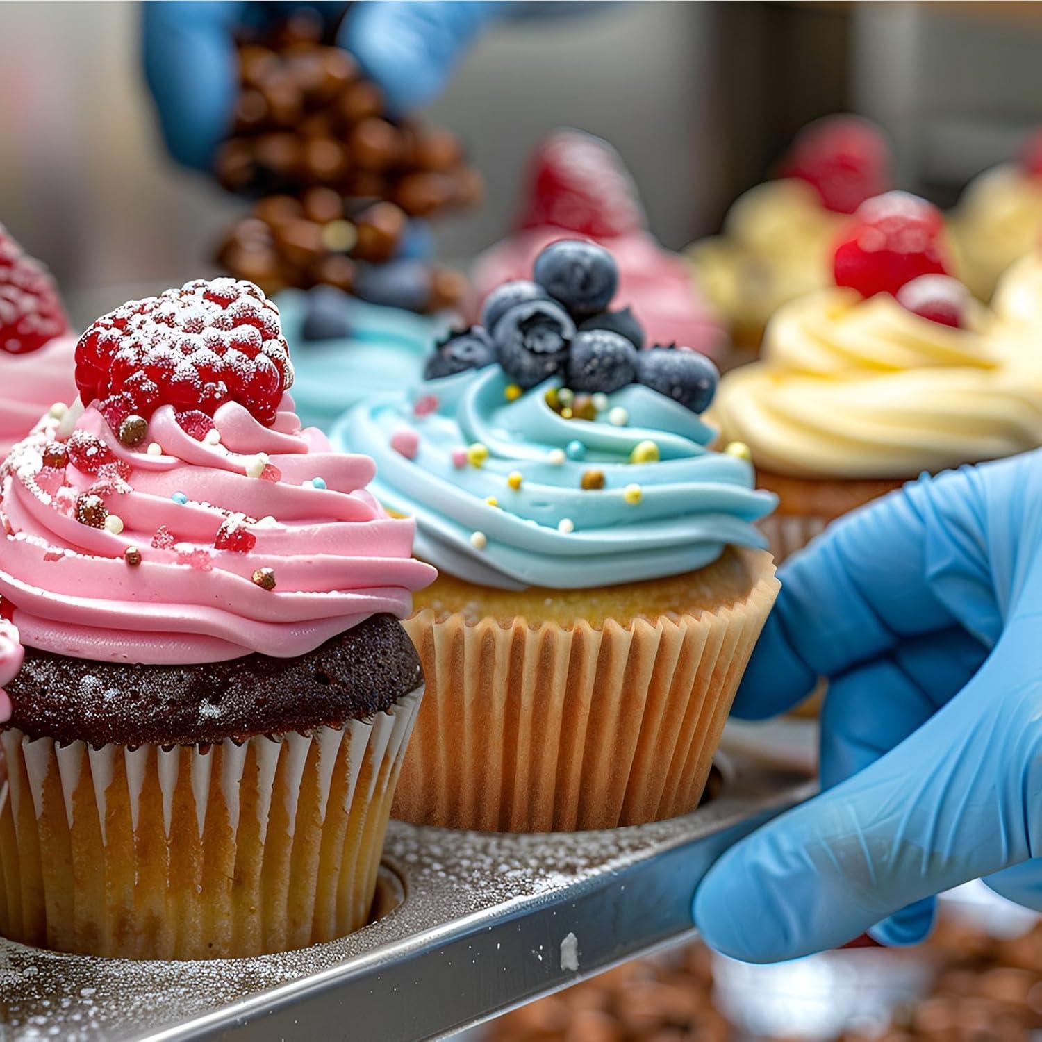 Caperci Forros de Papel Pergamino Mini 400pcs 5cm para Cupcakes