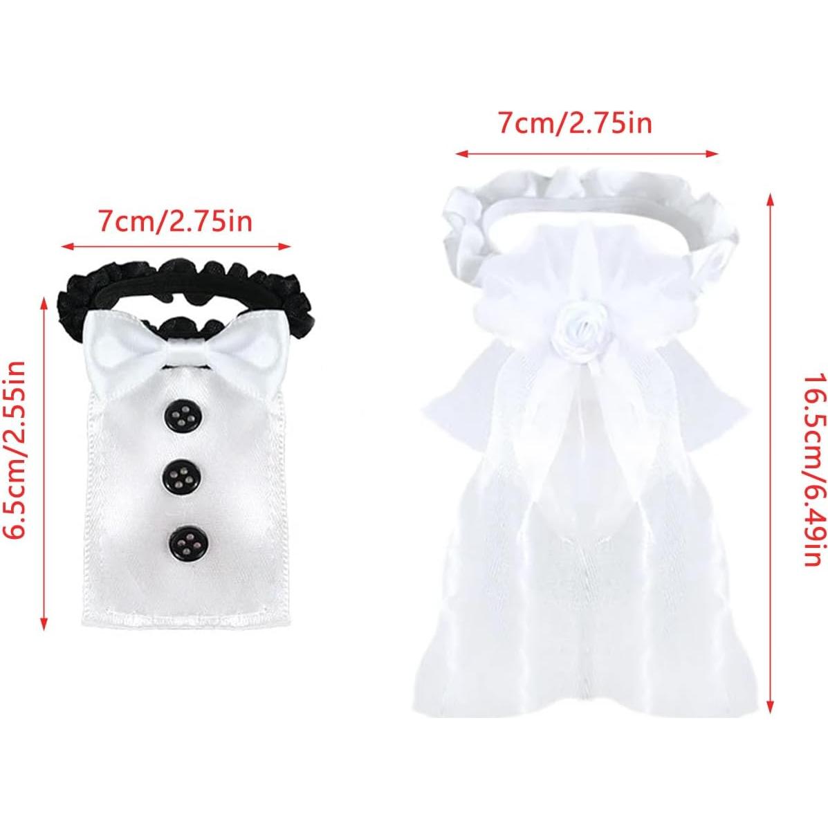 Decoración de Copas de Champán para Bodas ArrErr - 2 Piezas