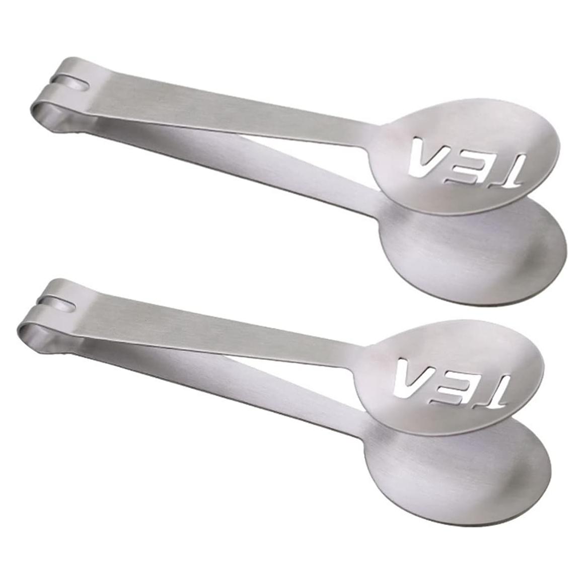 Exprimidor de Bolsitas de Té AISIBO 2PCS Acero Inoxidable Plateado