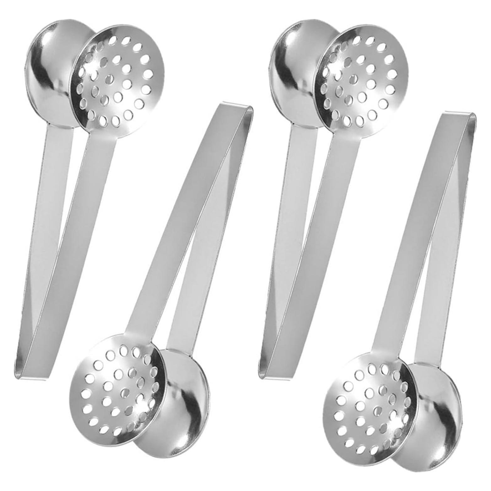4 Pinzas Exprimidor de Bolsas de Té Gifthub Acero Inoxidable