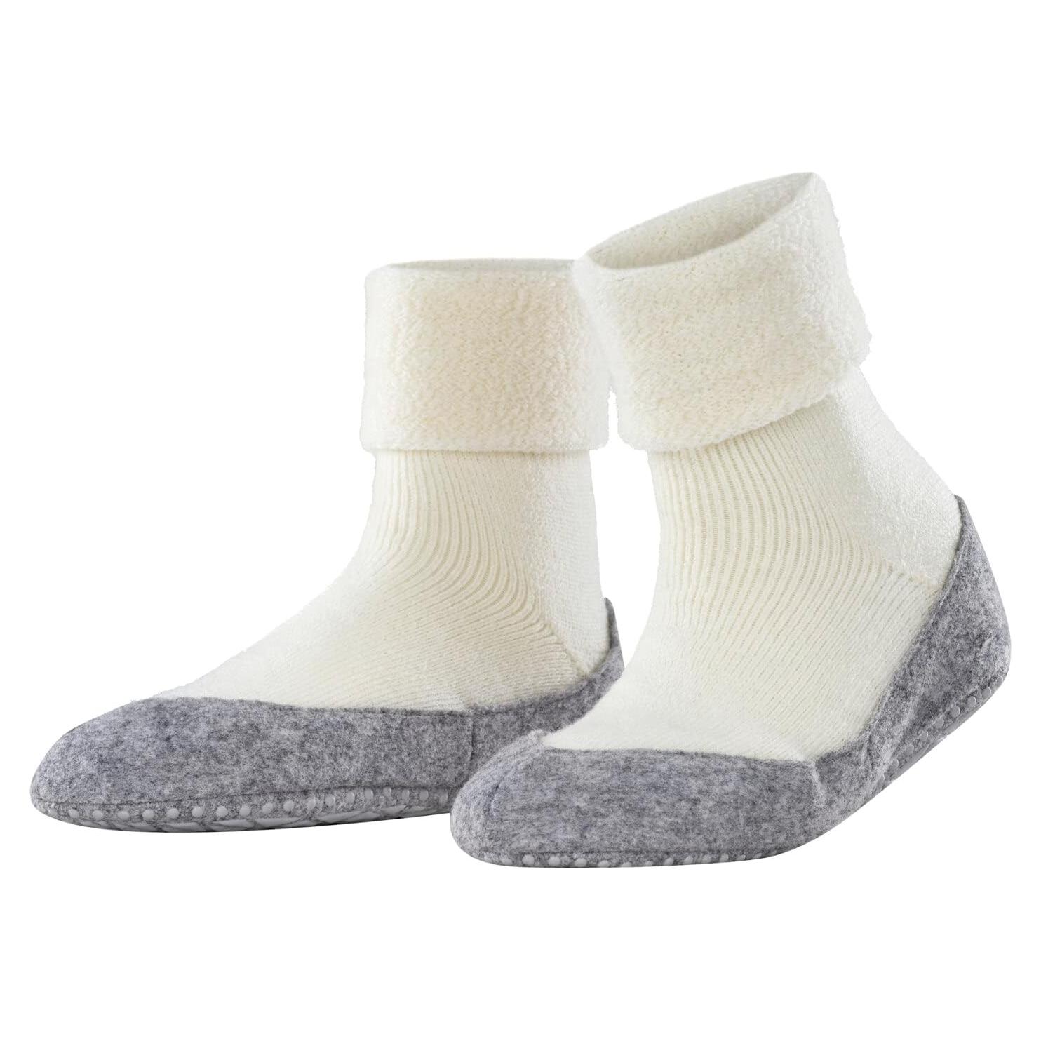 Calcetines Pantufla FALKE para Mujer 5-7.5 Lana Merino Gris Rosa