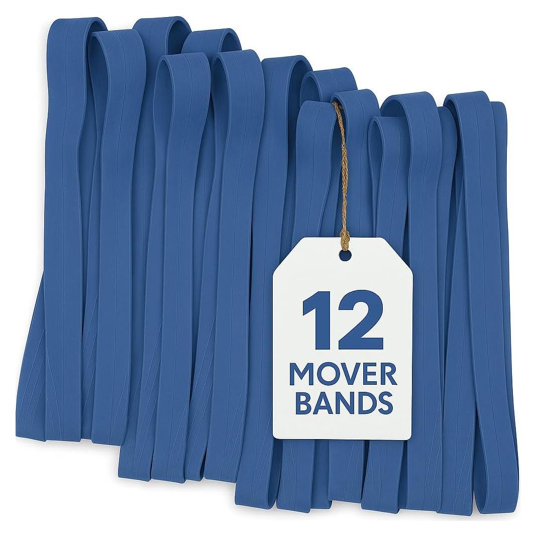 Paquete de 12 bandas de goma Kitchentoolz 91.44 cm para mudanza