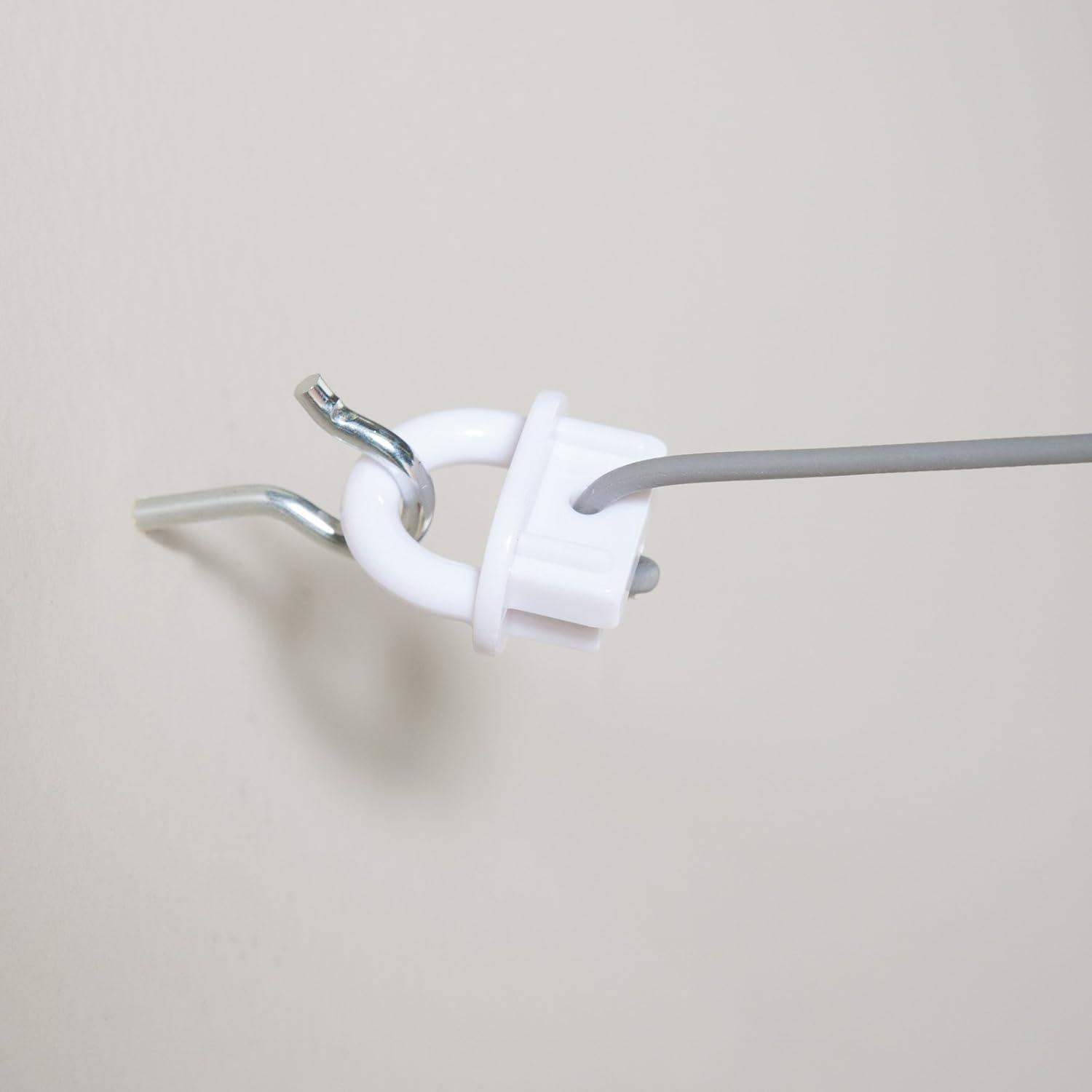 Línea de Ropa Retráctil Household Essentials 12.19m Blanca