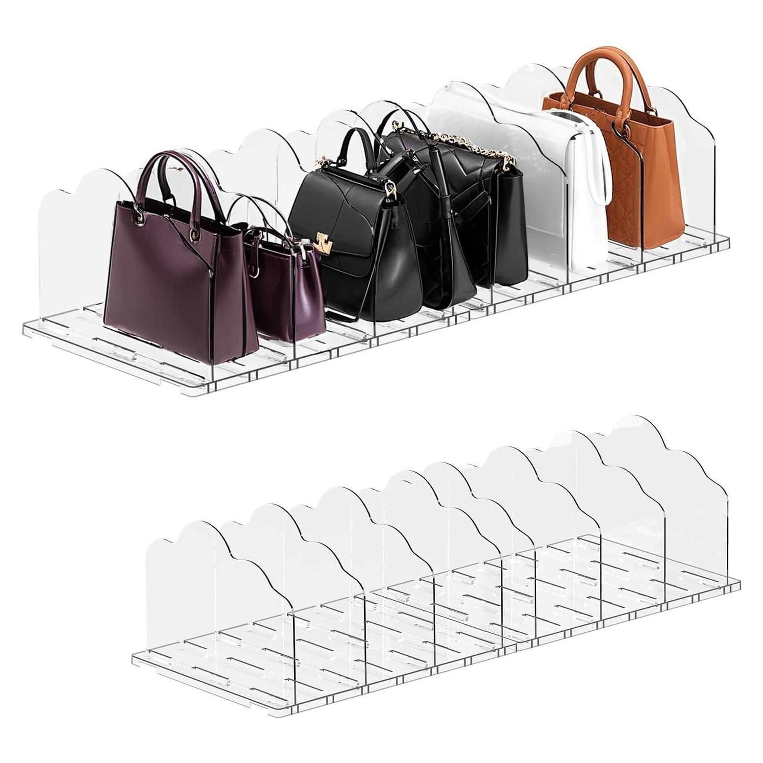Organizador de Bolsos Ninonly, Divisores Ajustables para Closet