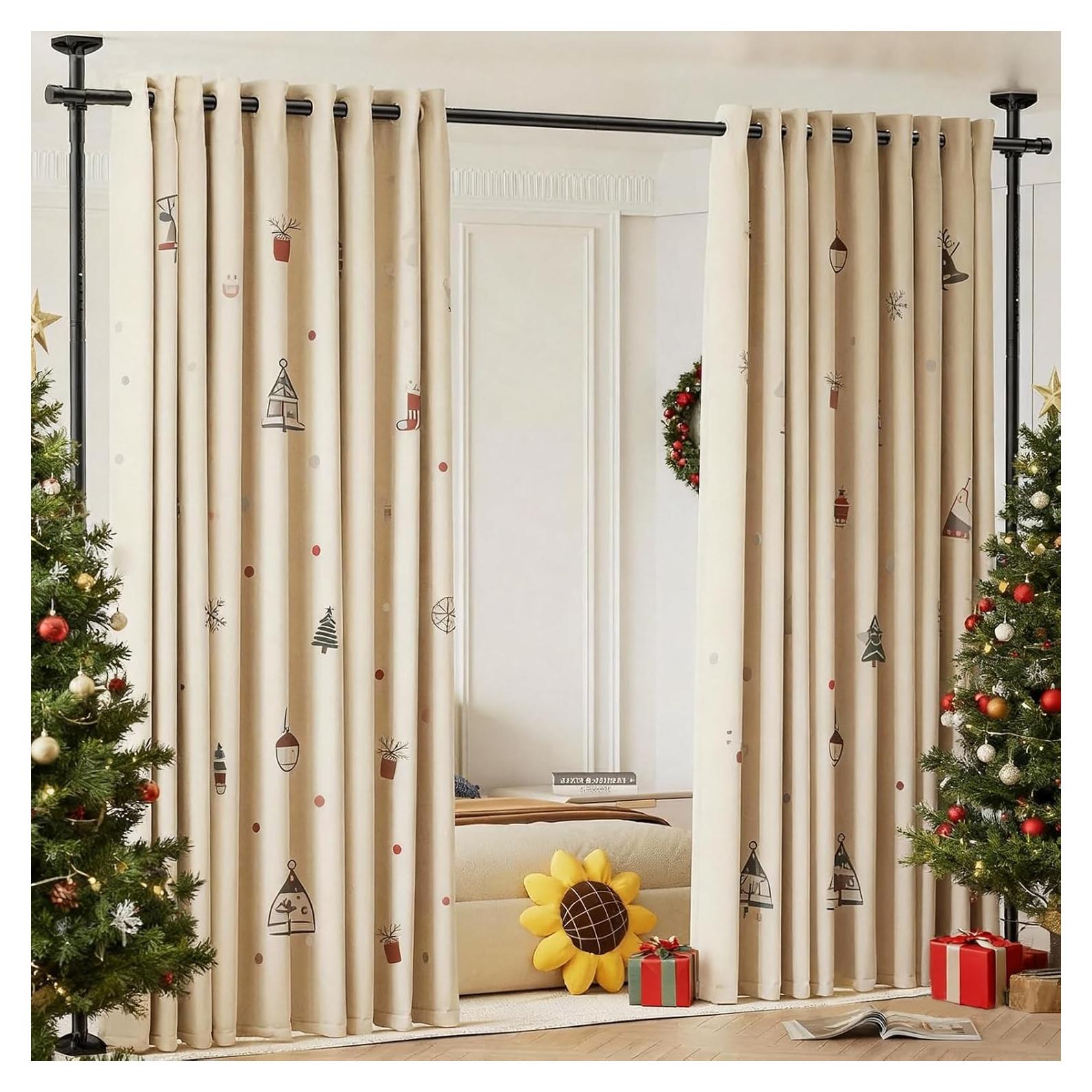 Varilla Divisoria Ajustable Bonpally 4-10 pies Sin Perforación