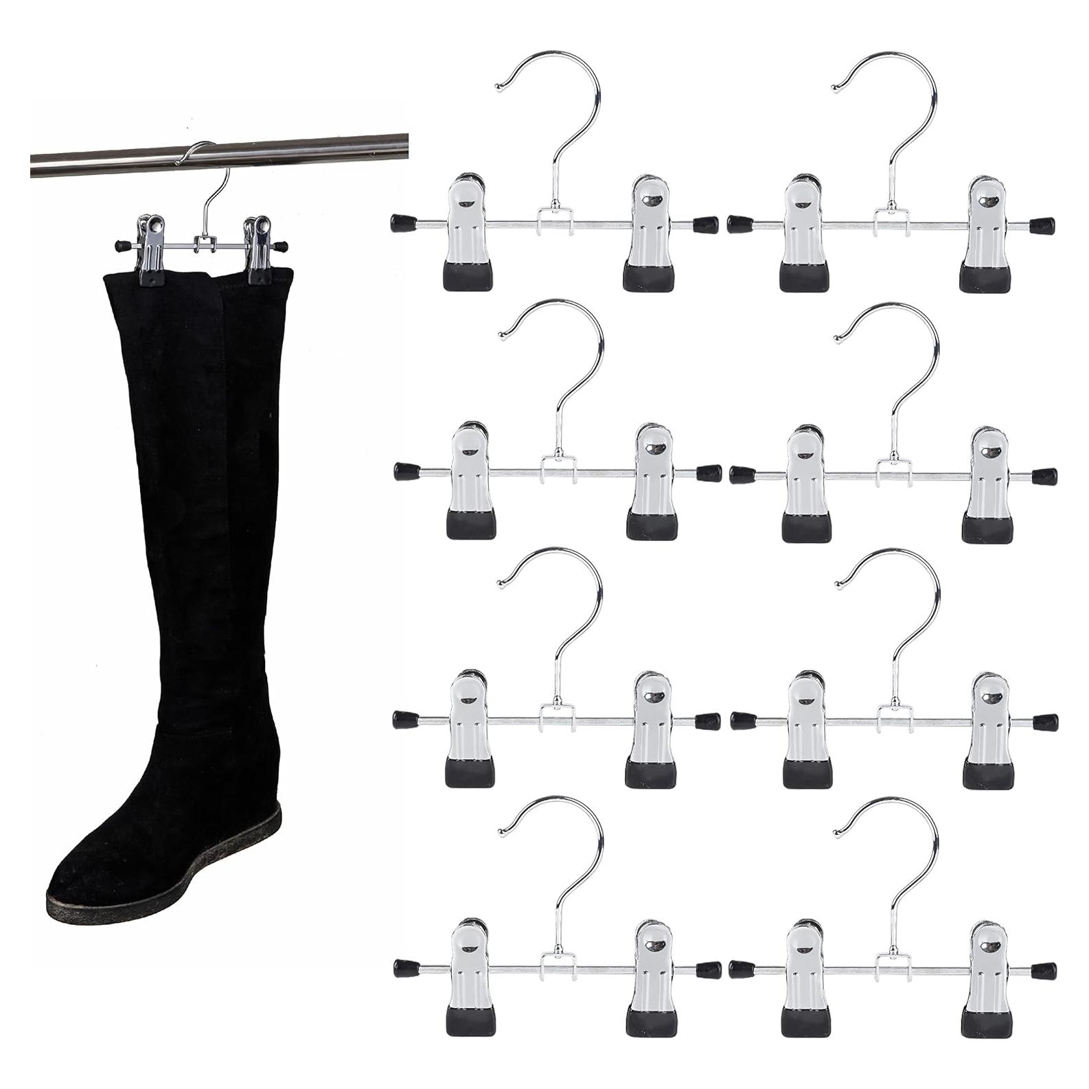 Perchas de Metal Amber Home 20 Pack 15 cm Antideslizantes