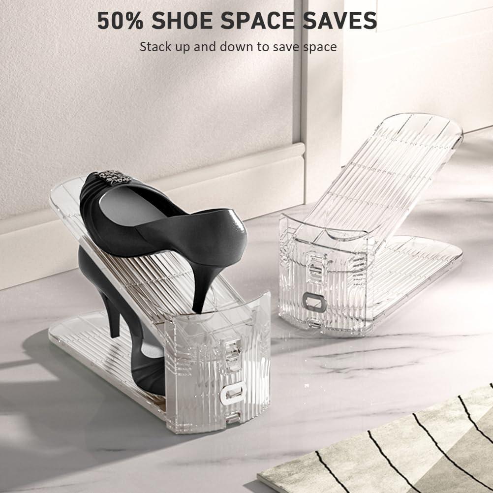 Organizador de Zapatos Transparente WY - Paquete de 12 Unidades