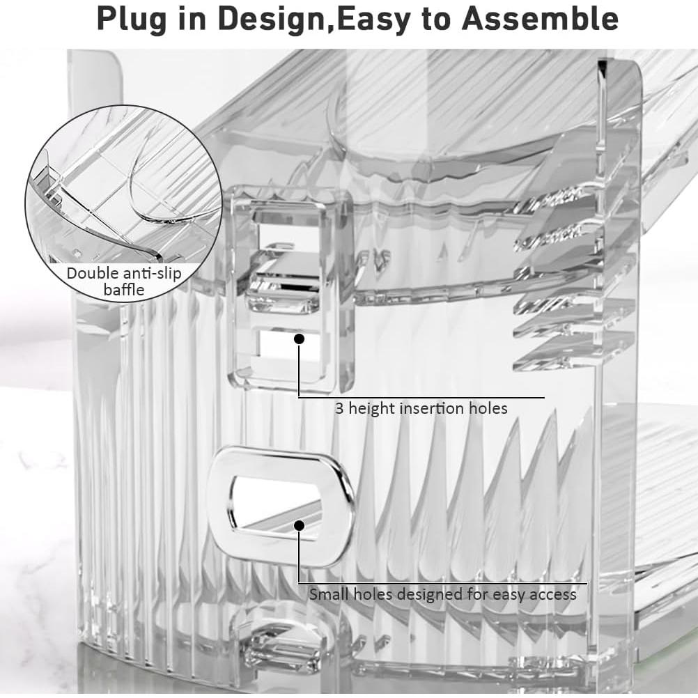 Organizador de Zapatos Transparente WY - Paquete de 12 Unidades